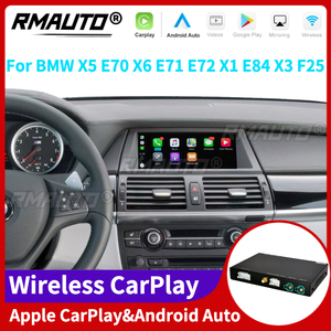 RMAUTO <b>Wireless</b> Apple CarPlay CIC <b>System</b> for BMW X5 E70 X6 E71 E72 X1 E84 X3 F25 Android Auto Mirror Link AirPlay Reverse <b>Camera</b> - Product Image 1
