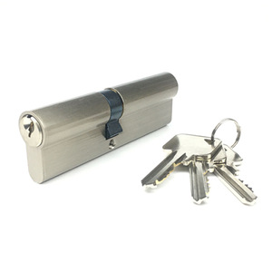 Cylindre de serrure à double ouverture Euro profil standard en laiton à 6 goupilles avec sécurité de grade 1 <span class=keywords><strong>ANSI</strong></span> et 3 clés - Product Image 4