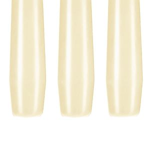 Candele Affusolate Lunghe 25cm, Diametro 2.2cm, in Cera di Paraffina Bianca con Stoppini in Cotone, Durata 8 Ore per Decorazioni da Tavola - Product Image 4