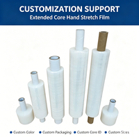 Film étirable transparent, souple et résistant, haute résistance à la traction, résistant à l'humidité, solution d'emballage de palettes en PE, sécurisé pour l'industrie