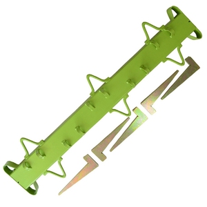 Serre-câble robuste en acier galvanisé pour poteaux de clôture électrique, idéal pour l'installation de clôtures agricoles et de treillis métalliques - Product Image 2