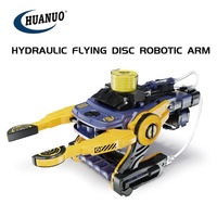 HUANUO Jouets éducatifs pour enfants, bras hydrobot avec dés volants, science, bricolage, bras robotique pour garçon