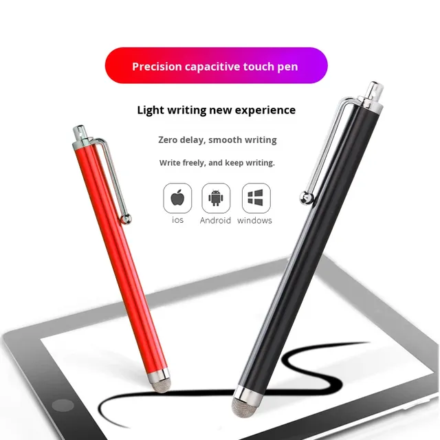 Metal Clip Design Touchscreen Stylus Pen DM104J Capacitive Portable China Made for Android/iPad/Tablets/Mobile Phones