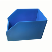 Boîtes de stockage en plastique empilables en polypropylène ondulé, feuilles de polypropylène réutilisables de taille personnalisée, bacs de prélèvement d'entrepôt