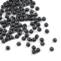 Vente en gros de micro anneaux en cuivre noir avec perles en silicone nano outils d'extension de cheveux