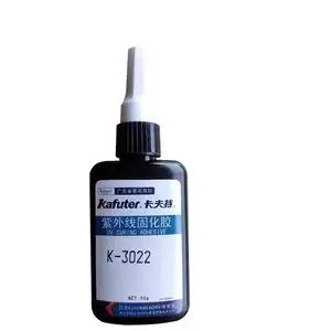 Adhésifs métalliques K-3022 Kafuter réparation rapide des liaisons adhésifs à durcissement UV colle de protection