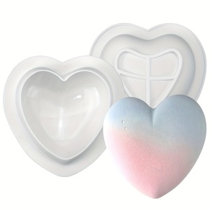 Stampi in Silicone SILIKOLOVE Personalizzabili a Forma di Cuore 3D per Mousse e Pasticceria, Stampi per Decorazione Torte - Product Image 2
