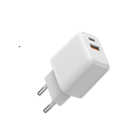 Adaptateur secteur USB C + USB A 25W, prix d'usine, chargeur mural PD 25W, double port, prise EU US, chargeur rapide pour iPhone Samsung