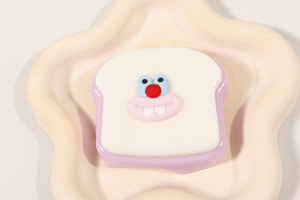 Jouet anti-stress en caoutchouc souple à montée lente, style pain grillé, pour soulager l'anxiété, pour enfants et adultes, porte-clés - Product Image 5