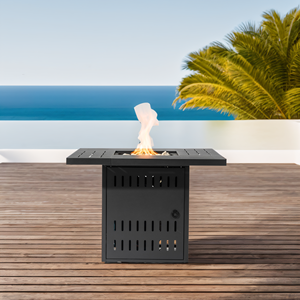 Durable Metal Propane Gas <b>Fire</b> Pit <b>Table</b> Indoor/<b>Outdoor</b> <b>Fire</b> Bowl for Patio & Garden Parties - Product Image 1