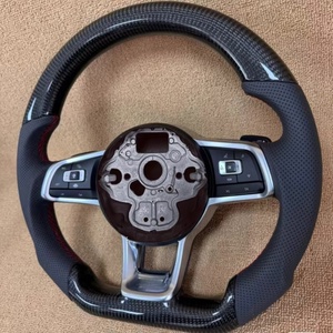 Volant de voiture en fibre de carbone personnalisé pour <span class=keywords><strong>Volkswagen</strong></span> Bora Sagitar Magotan Golf 6 Golf 7 Lingdu Tanyue Tange GTI MK7 - Product Image 6