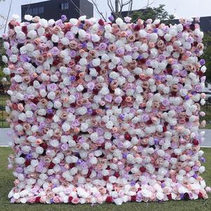 Venta al por Mayor de Nuevos Materiales como Paredes de Flores Artificiales Ecológicas para Decoración de Bodas - Product Image 3