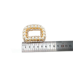 Modische Goldplattierte Strass-Schnallen für Taschen und Kleidung, Schuhschnallen in Verschiedenen Größen zur Dekoration von Kleidung und Geschenken - Product Image 4
