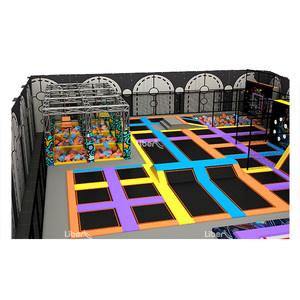 Lieu irrégulier avec Trampoline Jump Park Ninja Course - Product Image 4