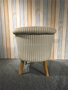 <span class=keywords><strong>Fauteuil</strong></span> rétro rayé avec <span class=keywords><strong>rembourrage</strong></span> capitonné, chaise <span class=keywords><strong>de</strong></span> loisirs durable <span class=keywords><strong>pour</strong></span> salon, décorée <span class=keywords><strong>de</strong></span> boutons - Product Image 4