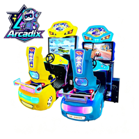 Machine de jeu d'arcade à monnayeur pour enfants, simulateur de course automobile, équipement de divertissement intérieur