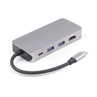 Nuevo diseño de estación de acoplamiento 11 en 1 PD100W 4K 60Hz para HDMI 1000M RJ45 Tipo-C Extensión USB 3,0 HDTV DP VGA Productos en stock