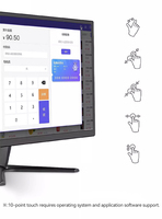 Monitor Táctil LCD IPS de 27 Pulgadas, 1080p, 75Hz, Tiempo de Respuesta de 5ms, Relación de Contraste de 1000:1, Certificado CE/FCC, Brillo de 250cd/m, para Juegos