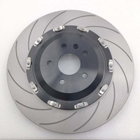 Disques de frein avant Jekit 370x34 avec cloche centrale en aluminium flottant pour Audi RS3 Limousine