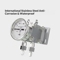HZYA100 Stainless Steel High Precision Vibration Resistant Radial Threaded High Static Pressure Pressure Gauge