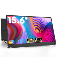 Vente directe d'usine Moniteur portable IPS HD de 15,6 pouces avec une luminosité de 300 nits
