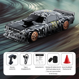 Voiture de course RC miniature 2,4G à l'échelle 1:43, 4 roues motrices, 15 km/h, modèle de voiture de drift télécommandée, voitures jouets 4x4 SJY-4301/4302/4303/4304 - Product Image 5