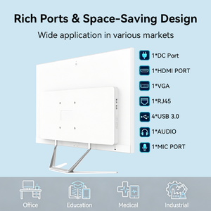 Hot Selling 23.8 Inch FHD IPS Core I7 13650HX 16GB 512GB SSD Graphic Design <b>Computer</b> 12th/11th/10th/9th/8th Generation Win10/11 - Product Image 4