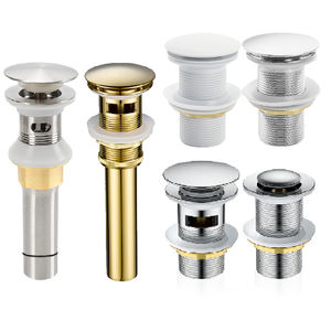 سعر المصنع ملحقات الحمام الحديثة عالية الجودة عالمية كبيرة مرحاض غسل صنبور المنبثقة غطاء النحاس استنزاف النفايات - Product Image 2