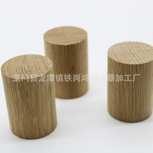 ขาเฟอร์นิเจอร์ไม้โอ๊คขาวแท่งกลม HW G 036 สไตล์จีน - Product Image 3