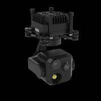 Caméra de drone à 3 axes avec stabilisateur, 3 capteurs EO, grand angle, téléobjectif, imagerie thermique pour UAV