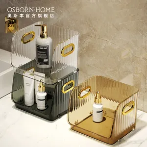 OSBORN Light luxury desktop cosmetic storage box acrilico comò maschera profumo snack prodotti per la cura della pelle articoli vari cestino