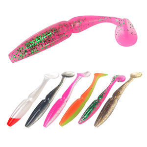 Guosong nouveauté grand jeu 11.5cm/12.3g Easy Shiner One up Shad leurres en plastique souple appâts de pêche pour bar brochet <span class=keywords><strong>truite</strong></span> - Product Image 1