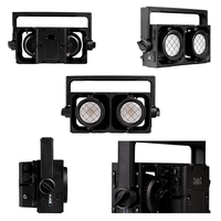 AOPU IP65 COB 300W * 2 Blinder Light Haute Luminosité RGBA WW Splicing LED Audience Light pour Bar Party Wedding Stage Music Show