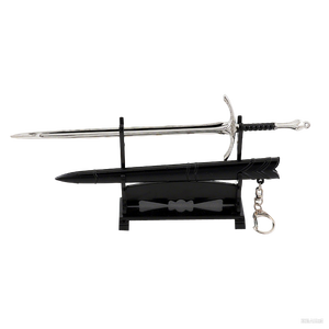 Llavero de Espada de Acero de El Señor de los Anillos Personalizado de 18-30 cm, Accesorio de Película y Televisión, Mordida de Bestia, Armadura Tallada, Material Metálico, <span class=keywords><strong>Thranduil</strong></span> - Product Image 3