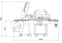 YSCM300 Machine rotative de bouteilles entièrement automatique en plastique PET HDPE ABS PP Pot automatique cosmétique en plastique Capsuleuse lisse