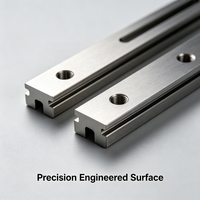 Rails de guidage linéaires en acier inoxydable nitrué SUS420 pour bain de sel |   Rails de haute précision résistants à l'usure pour machines CNC avec électroérosion à fil