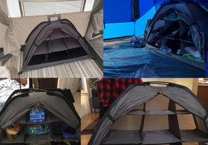 Outdoor Gathering Storage <strong>Tent</strong> Camping <strong>Shoe</strong> Cabinet <strong>Shoe</strong> Rack <strong>Tent</strong> 9 Compartment Gathering Storage <strong>Tent</strong> - Product Image 5