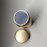 Pot rond en plastique doré mat de 150 ml, bouteille à large ouverture avec bouchon à vis assorti, récipient vide pour capsules, comprimés, produits de santé