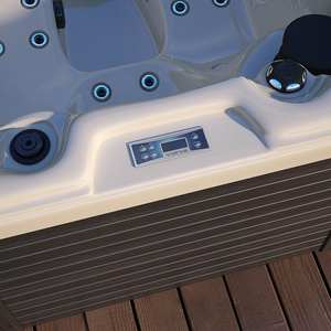 Lujo Relax jacuzzi spa al aire libre LED 6 personas jacuzzii de alta calidad al aire libre spa bañera masaje burbuja whirlpools hidro masaje - Product Image 6
