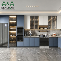 Meubles de cuisine modernes et minimalistes SLS, design modulaire écologique, ensemble de meubles de cuisine intégrés