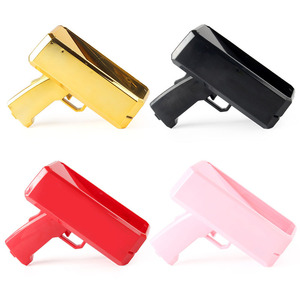 Pistola de Dinero Dorada al por Mayor, Pistola de Juguete para Hacer Llover Dinero en Efectivo, Pistola de Juguete de Dinero <span class=keywords><strong>Dorado</strong></span> Real para Fiestas, Logotipo Personalizado - Product Image 1