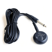 Adeline AD-35 Capteur de contact piézoélectrique en métal sans perçage pour guitare, ukulélé, violon, guzheng, erhu, kalimba