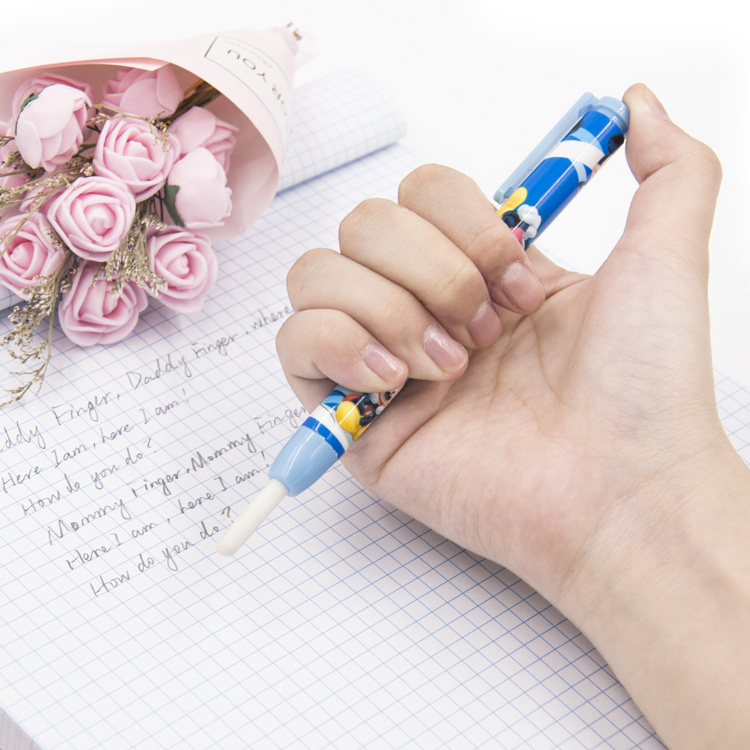 Ластик в форме ручки, пластиковая трубка, резиновый ластик, выдвижной ластик