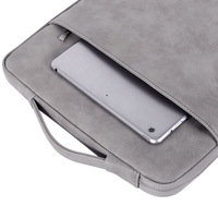 2025 haute qualité PU solide cuir fermeture éclair porte-documents sac de transport pour Macbook ordinateurs portables housse tablette ordinateur sac