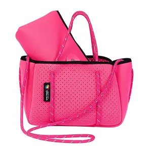 Ladies Handbag Vendors Designer Handbags Large Capacity Designer Doublesides Neoprene Fashion Bag Portable Casual Tote Optional