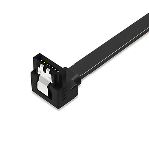 Đen <span class=keywords><strong>SATA</strong></span> 3.0 7pin cáp thẳng đến 90 độ kết nối nữ để nữ đĩ<span class=keywords><strong>a</strong></span> cứng 6Gpbs ATA cáp với khó<span class=keywords><strong>a</strong></span> chốt - Product Image 2