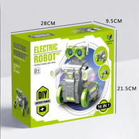 Kit de robot électrique DIY 16 en 1 pour enfants, ensemble de blocs de construction motorisés, jouet éducatif STEM, expérience scientifique, assemblage, cadeau