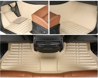Nouveaux Produits Tapis de Sol de Voiture de Luxe 5D Double Couche en Cuir pour Cobalt Ouzbékistan