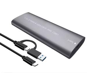 غلاف خارجي NGFF من النوع-C-2 SSD متوافق مع NGFF/من الألومنيوم - Product Image 3