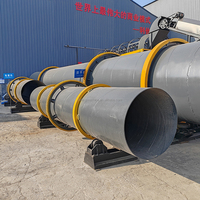Séchoir rotatif industriel haute efficacité, résistant à l'usure, à tambour rotatif, machine de séchage à air chaud continu avec engrenage